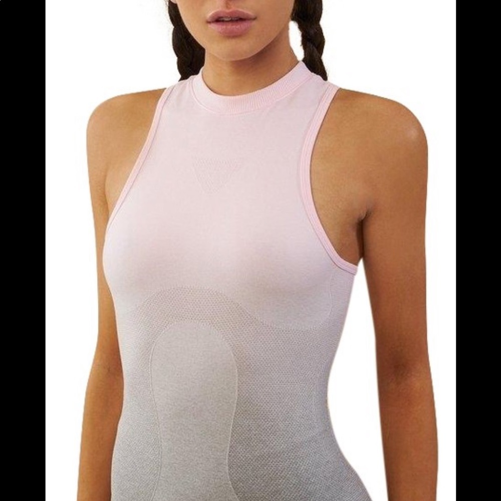 Pink ombré seemless gymshark vest